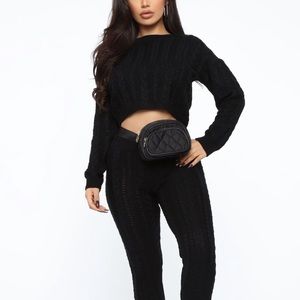 Fashion Nova In Our Comfort Zone Sweater Set